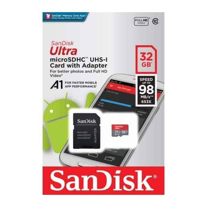 Sandisk 32GB Ultra MicroSD Card