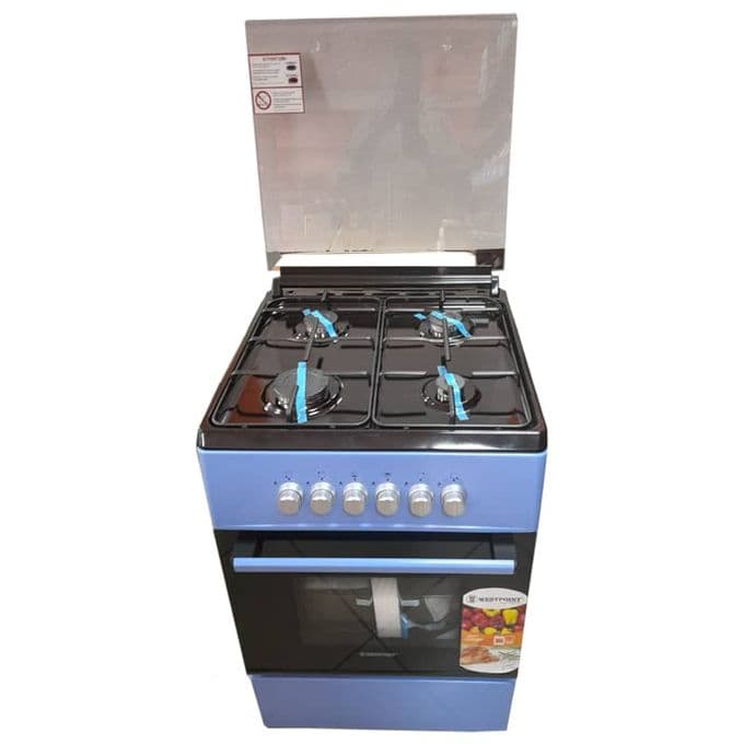 Westpoint WCER6640GGBL Gas Cooker - 4 Burner 60x60