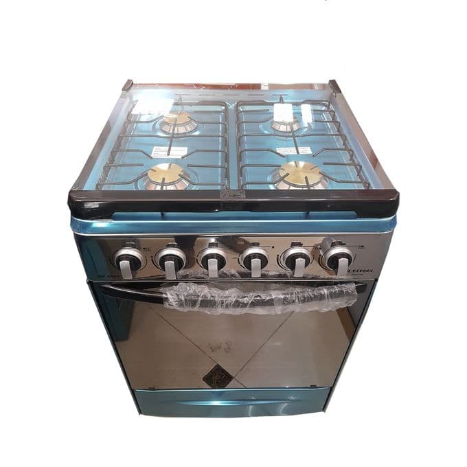 Westpool WP-8404 Gas Cooker - 4 Burner 60x60 - Stainless Steel