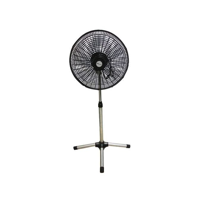 2 x Delron 18" - 18SB Basket Type Standing Fan - Black