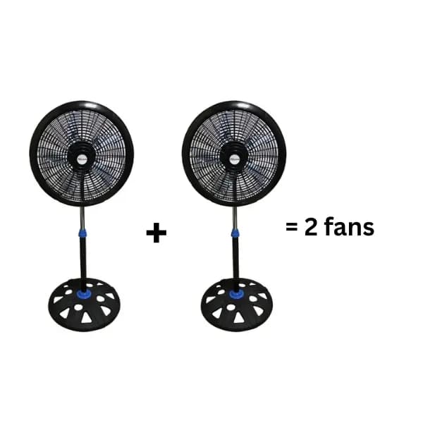 2 x Delron 18B Standing Fan - 18"