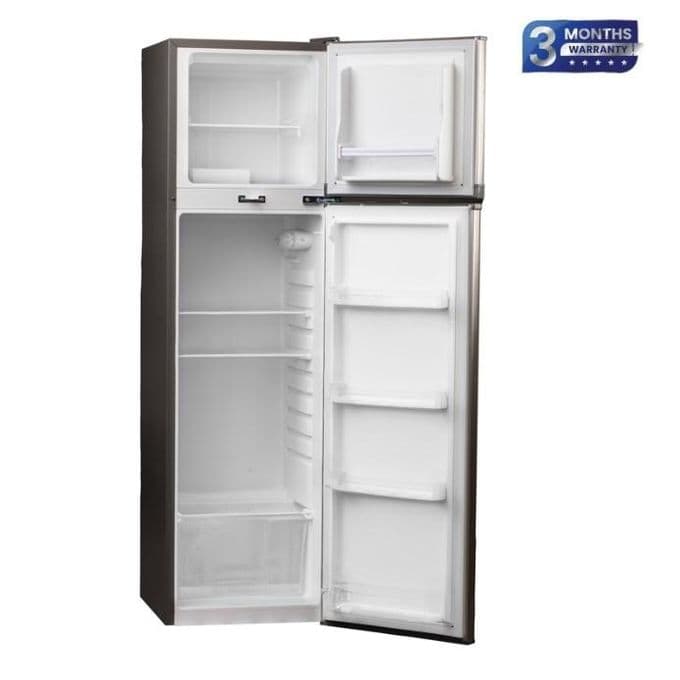Vizio 166L Double Door Refrigerator – Dark Silver (VIZ-208TF)