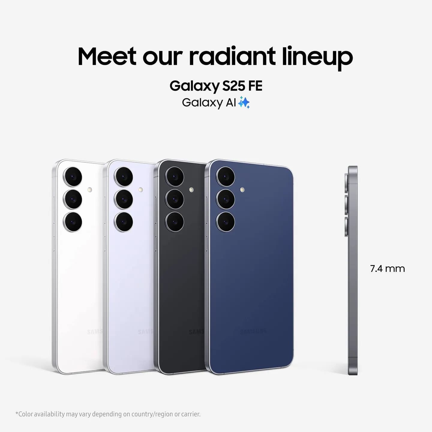 galaxy s25 fe colors line up_result_1