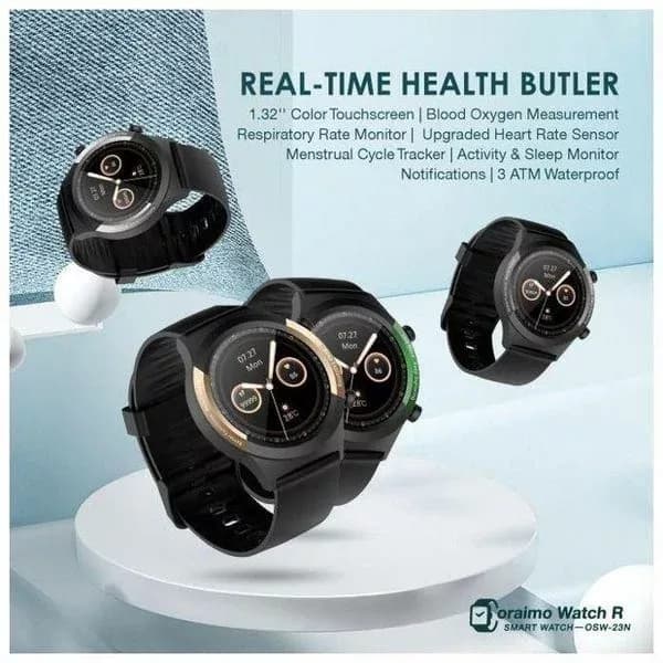 Oraimo watch R 1.32" Waterproof Smart Watch