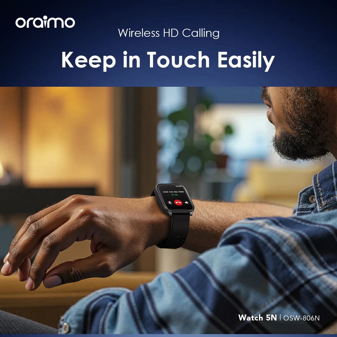oraimo watch 5n call mode