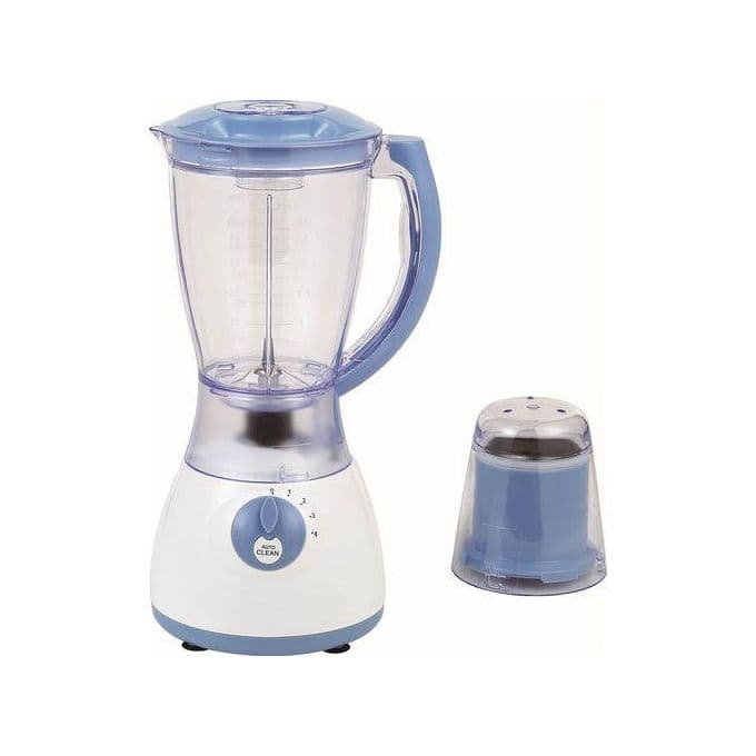 Delron DB313 2 in 1 Blender - Blue and White