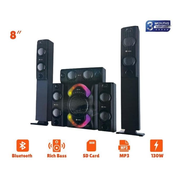 Vizio 5.1 Channel Multimedia Speaker With BT/USB/SD Card Function