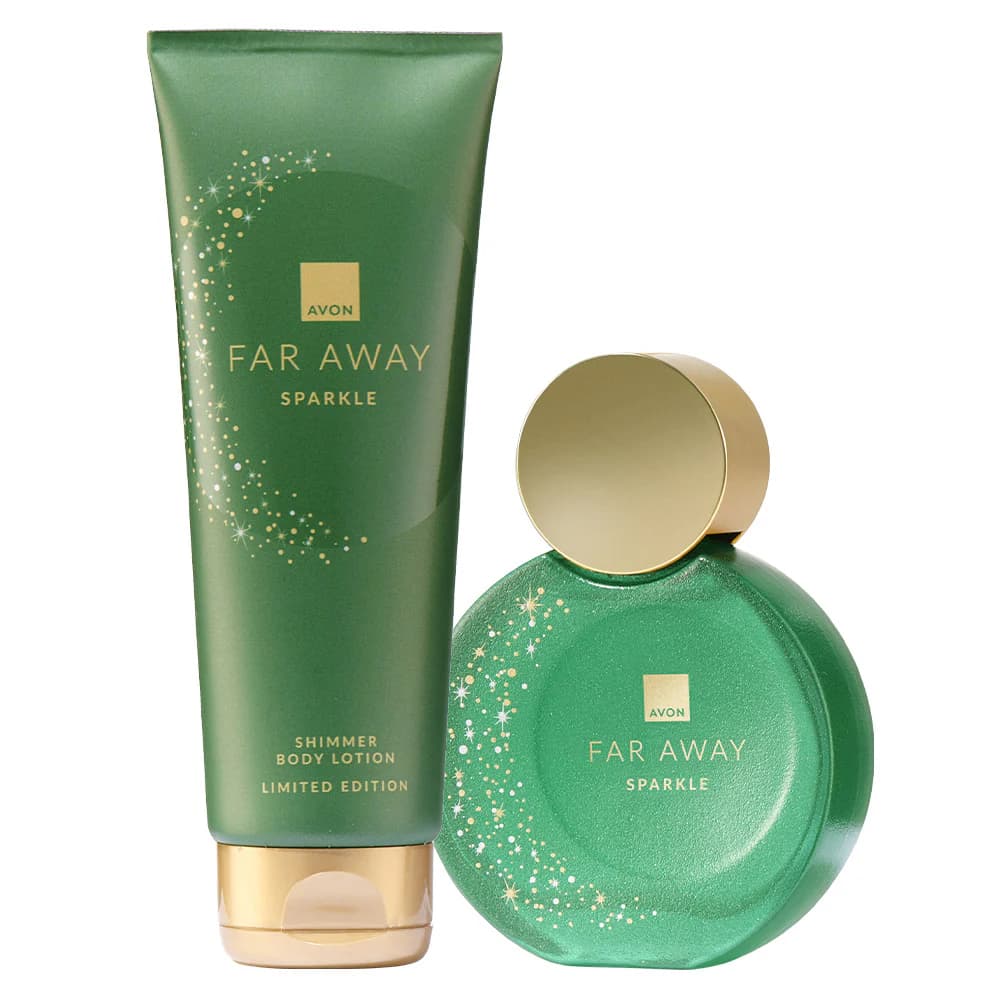 Avon Far Away Sparkle Fragrance & Body Lotion Set 175ml